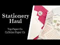 MINIMALISTC Stationery Haul | Top Paper Co | Caffeine Paper Co | Small Stationery Haul