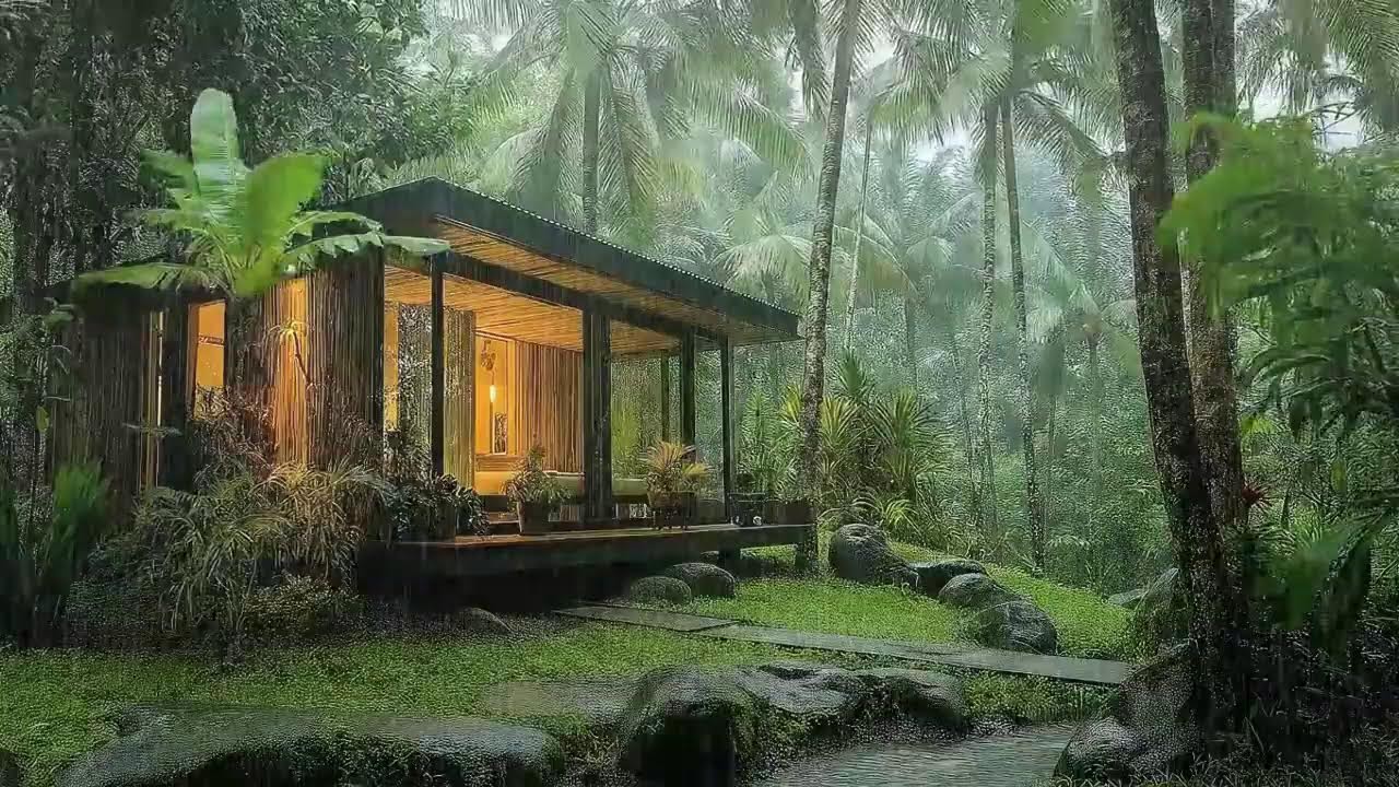 Soothing Rainstorm for Deep Sleep - Sleep Naturally Without Pills | Night Ambience Background