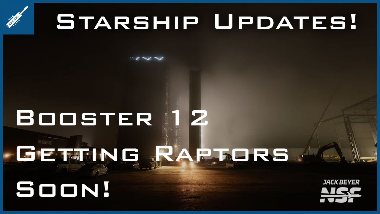 SpaceX Starship Updates! Booster 12 Getting Raptor Engines Installed ...