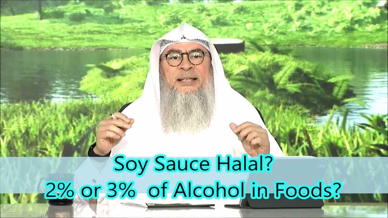 Soy Sauce Halal, Is 2% or 3% of Alcohol in Foods Permissible