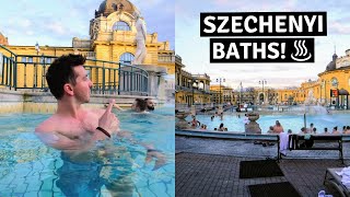 BUDAPEST 🇭🇺 Best thermal bath in the city! | Vero and Justin (Hungary travel vlog video)