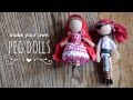 Make your own peg dolls