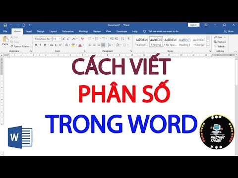 Video: Cách Viết Một Số Dạng Phân Số