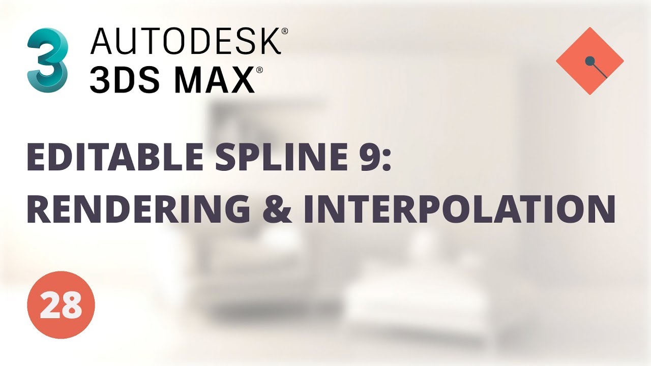 3ds Max Dersleri #28 | Editable Spline 9: Rendering ve Interpolation ...