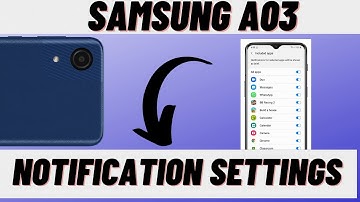 Samsung Galaxy A03 off Notification settings | A03 core notification settings
