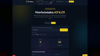 Molar Mass Calculator + Prime Factorization, HCF & LCM — Two New Tools on FormulaWon screenshot 5