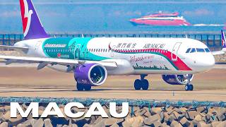 🇲🇴✈️ ASIA'S VEGAS AVIATION ACTION! 20 Minutes of Plane Spotting at Macau Airport (MFM/VMMC)