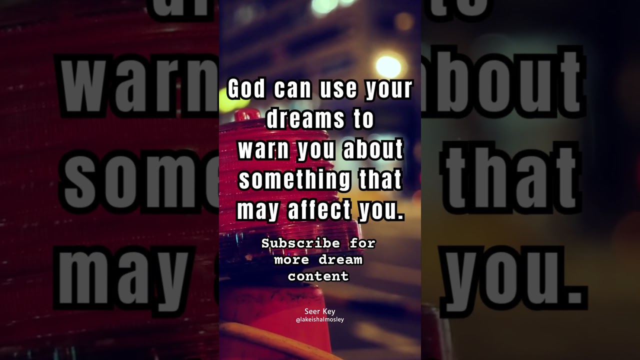 One way God uses dreams!  #dreaminterpretation #dreams #dreammeaning #prophetic  #christianity  #ai