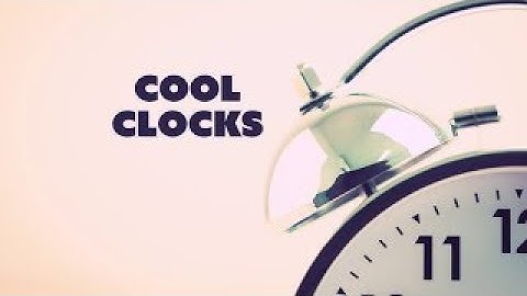 Leveling A Clock And Setting It In Beat