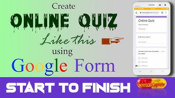 Create Online Quiz Using Google Form || In Simple Steps || ICT tools on Education || Assessment Tool
