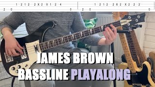 Video thumbnail of "James Brown - Get Up Offa That Thing (Bassline With TABS)"