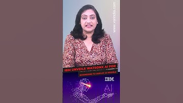 IBM unveils watsonx AI for businesses to deploy AI models  #shortvideo
