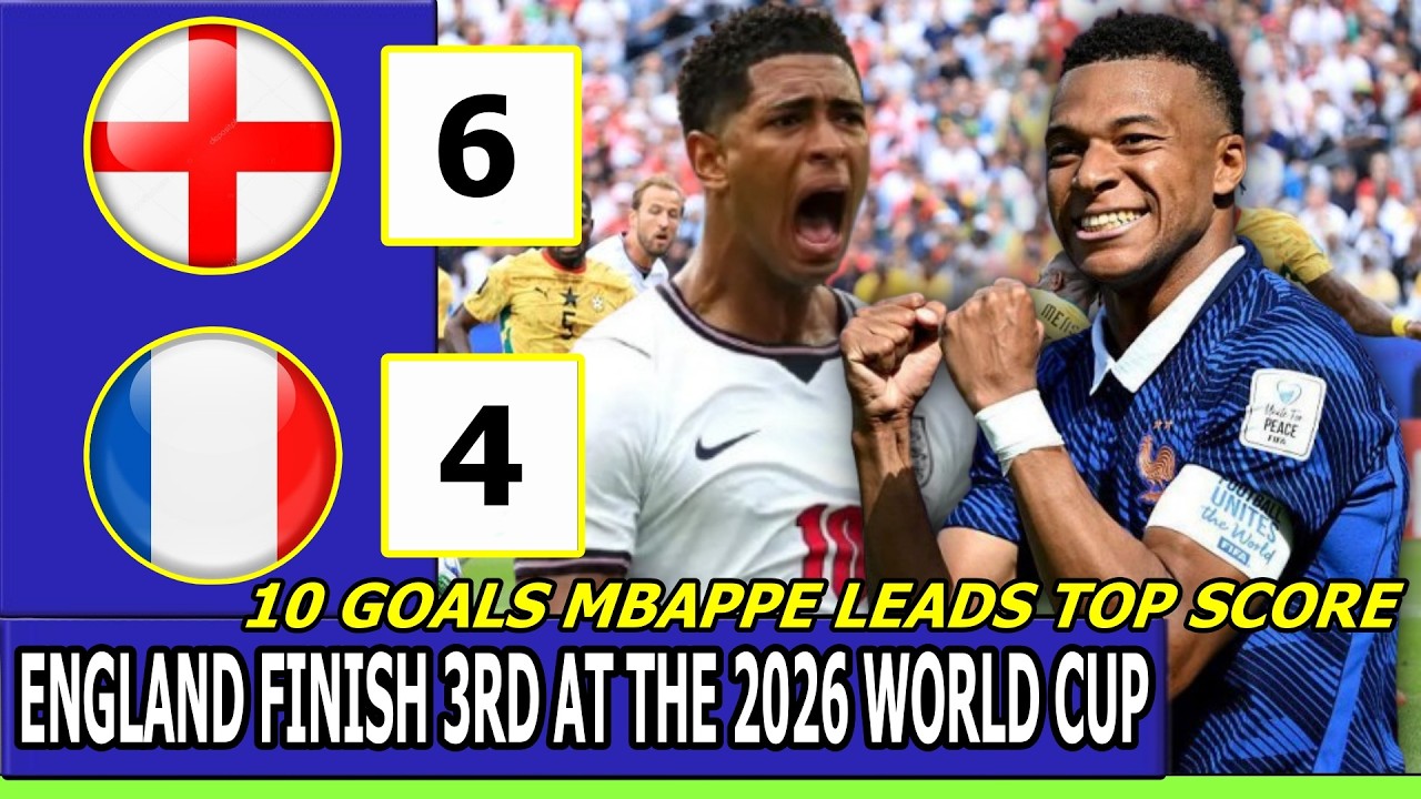 Inggris Vs Prancis 3-2🔵 – Mbappe 2 Gol & Sorotan Piala Dunia 2026 ~ Prediksi & Ilustrasi