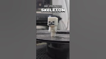 I 3D printed Minecraft SKELETON