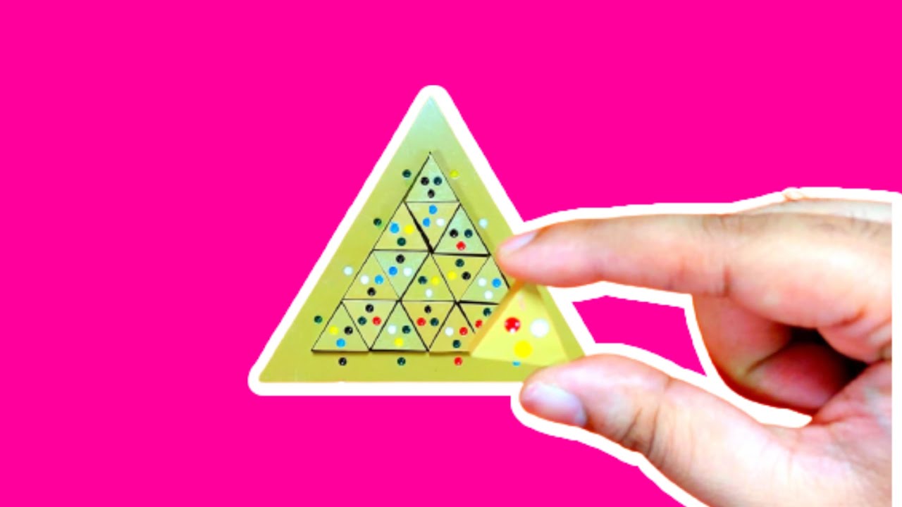 Triangle Shaped Color Matching Puzzle For 5+ Year Old Indian Kids ...