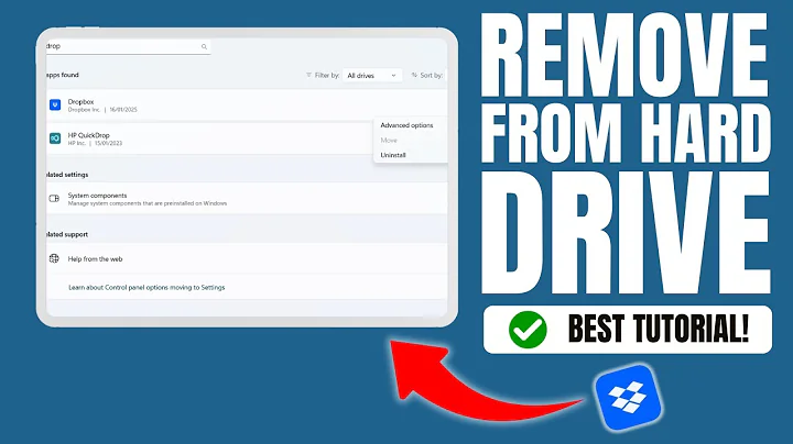 How to Remove Dropbox from Your Hard Drive