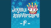 Joyeux Anniversaire Franky Youtube