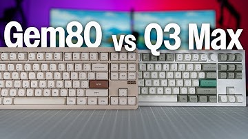 NuPhy Gem80 vs Keychron Q3 Max