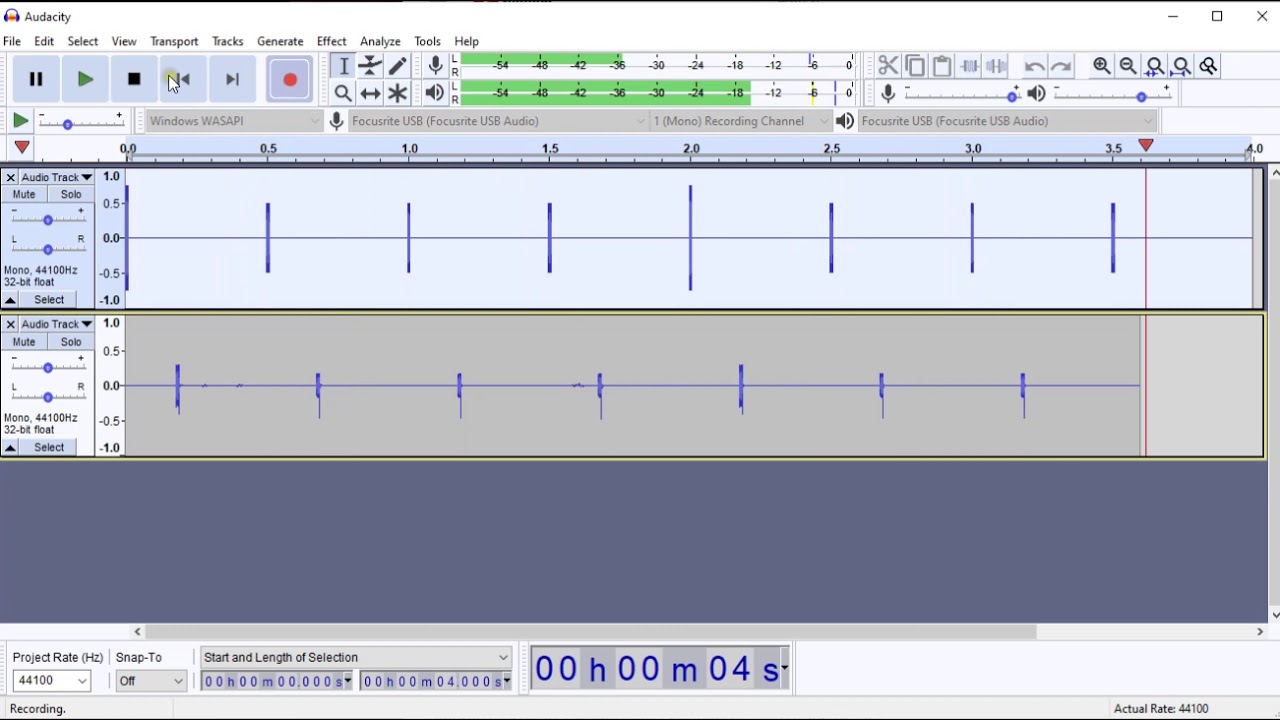 Audacity Latency Compensation (v2.4.1, Windows) YouTube