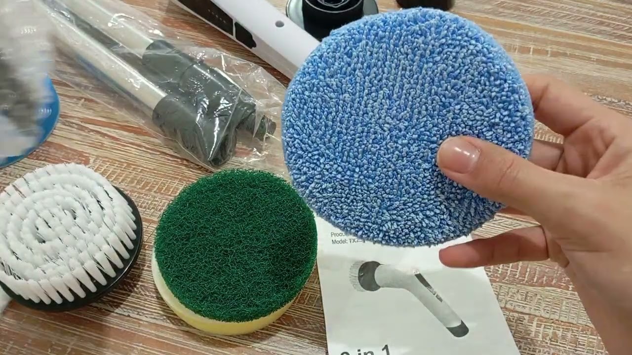 Unboxing Escova de Limpeza Elétrica 9 em 1! - Mercado Livre