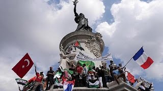 Manifestations Pro-Palestiniennes En Europe Dans Le Calme Sauf À Paris