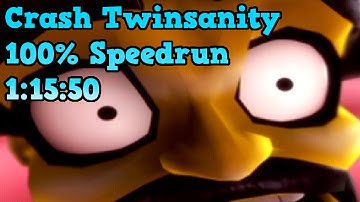 Crash Twinsanity - 100% Speedrun in 1:15:50 by Riko