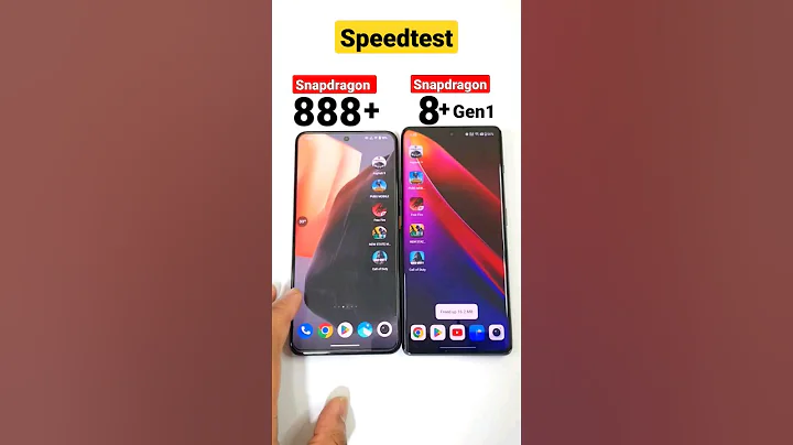 Snapdragon 8+Gen1 vs 888+ Speedtest 🔥🔥🔥 - DayDayNews