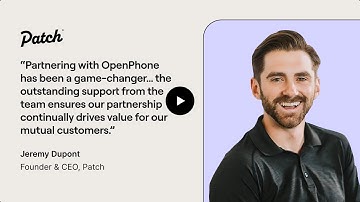 How Patch grew their business with OpenPhone