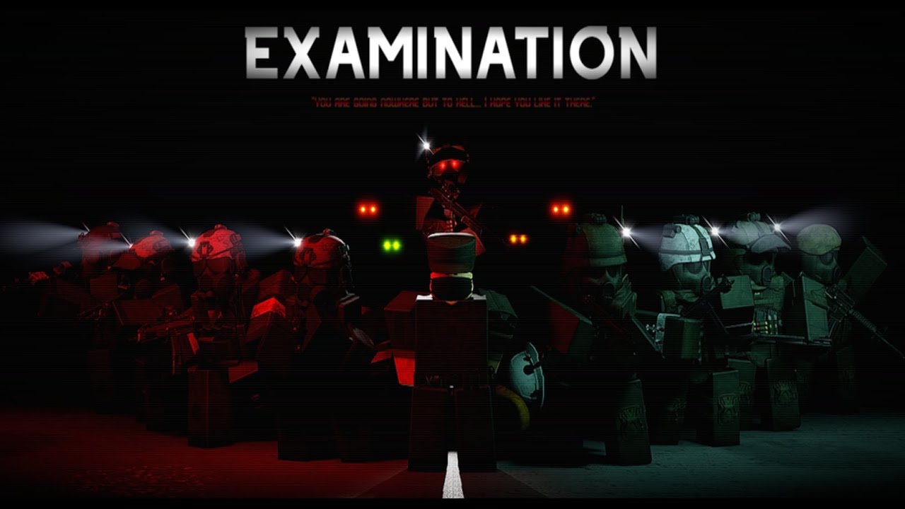 Roblox EXAMINATION full game so far - YouTube