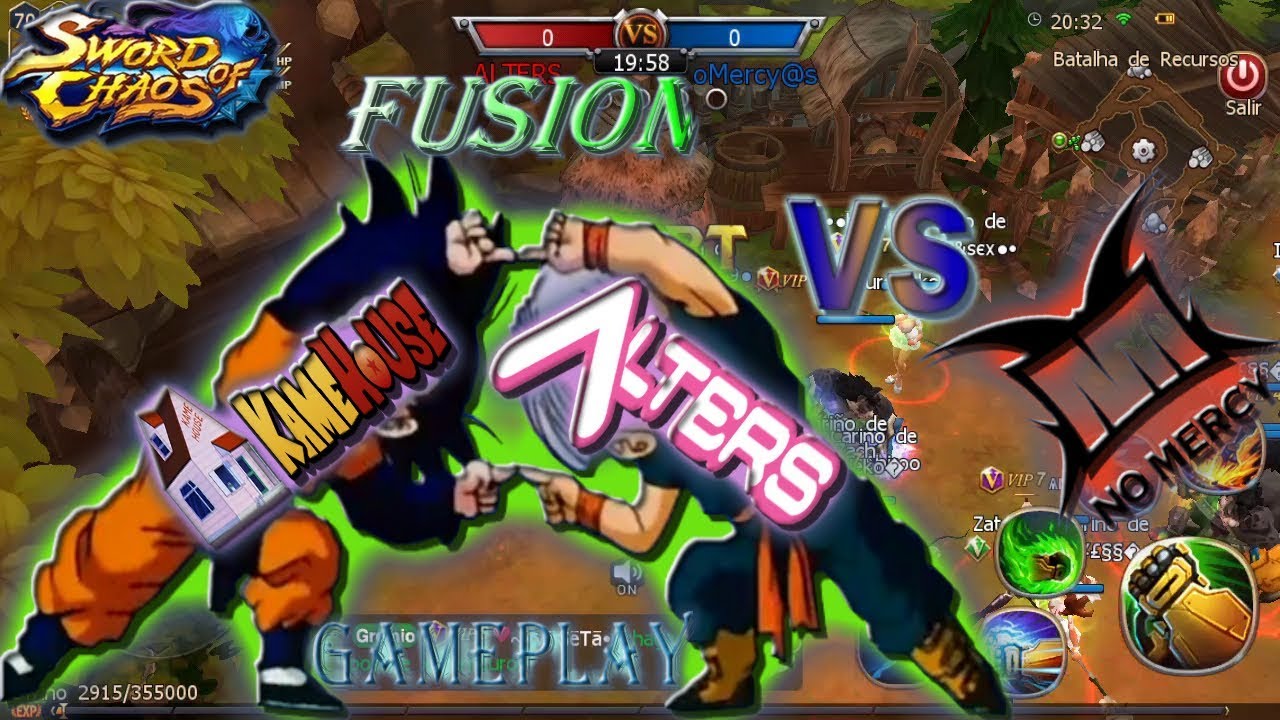 FUUUSIOON!!  HAAA!!!!! SWORD OF CHAOS! Batalla de Recursos! ALTERS S47 VS No Mercy S46! Charlie29!
