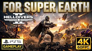 HELLDIVERS 2 PS5 Gameplay Walkthrough Part 1 - Epic Intro Mission (4K 60FPS)