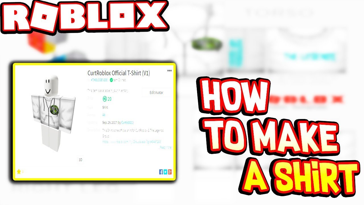 HOW TO MAKE UR OWN ROBLOX SHIRT! (EASY ROBUX) - YouTube