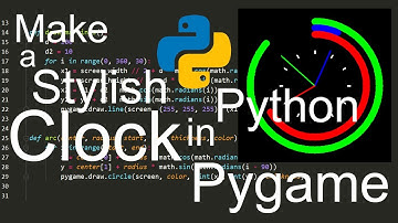 Python Pygame Tutorial | Making a Stylish Analog Clock