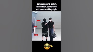 😱Is JK running with V and Wooga squad 👀⁉️His style screams loudly 🤭🤧#taekook #vkook #shorts