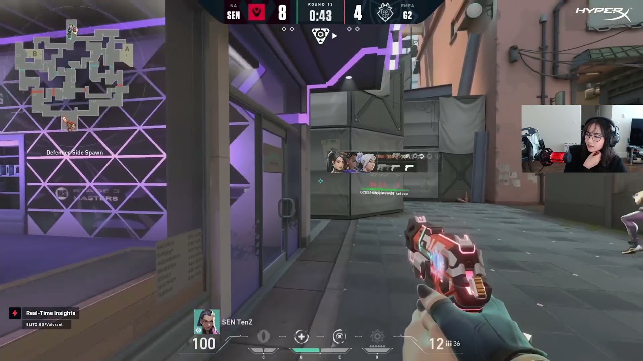 G2 POV when dapr throwing gun as usual. SENTINELS VS G2