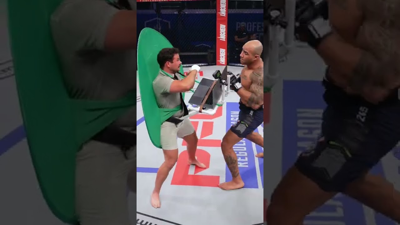 Worlds first virtual fight perspective #pflmma