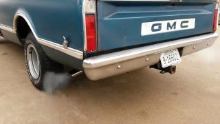 1967 GMC new exhaust with BluePrint Engine's 375 hp 355.