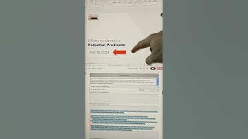 Efforts to Identify a Predicate - July 18 webinar