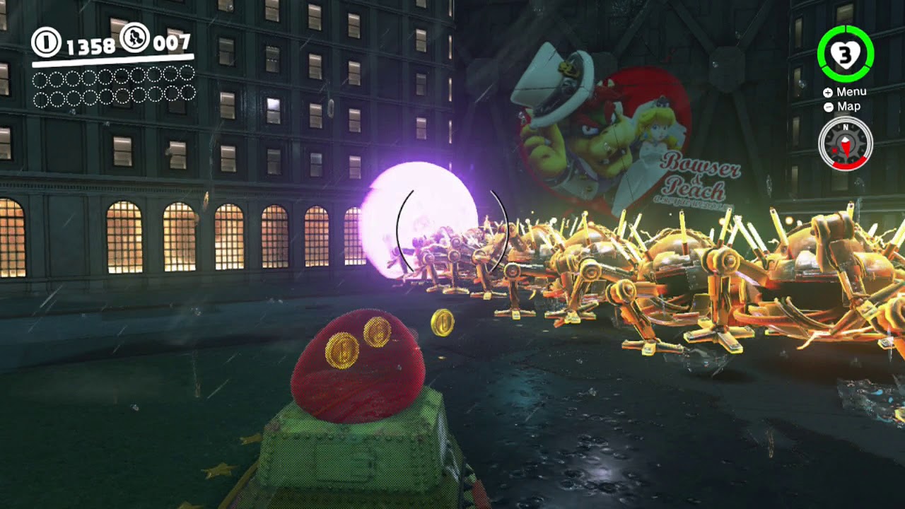 Super Mario Odyssey Boss 9 - Mecha Wiggler - YouTube