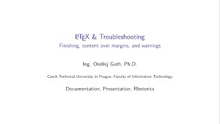 LaTeX: troubleshooting Wealth