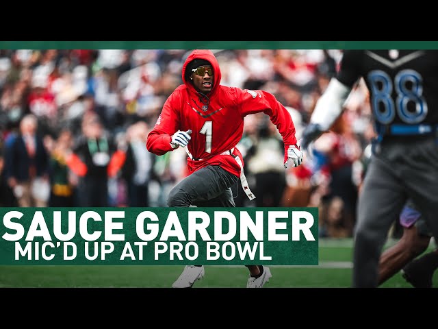 'We Out Here Forreal', Sauce Gardner Mic'd Up At Pro Bowl, The New York  Jets