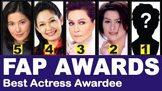 Top 5 Highest-Rated Best Actress In Fap Awards 1983 - 2019