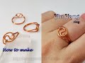 Simple Yin Yang ring - How to make jewelry from copper wire 540