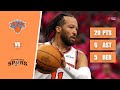 Jalen Brunson - 20 Points, 5 Steals, 6 Assists vs Spurs - Game 2 - 2026 Playoffs