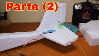 طريقة صنع طائرة من الفلين تحكم عن بعد | الجزأ التاني (2) |How to make a plane part 2