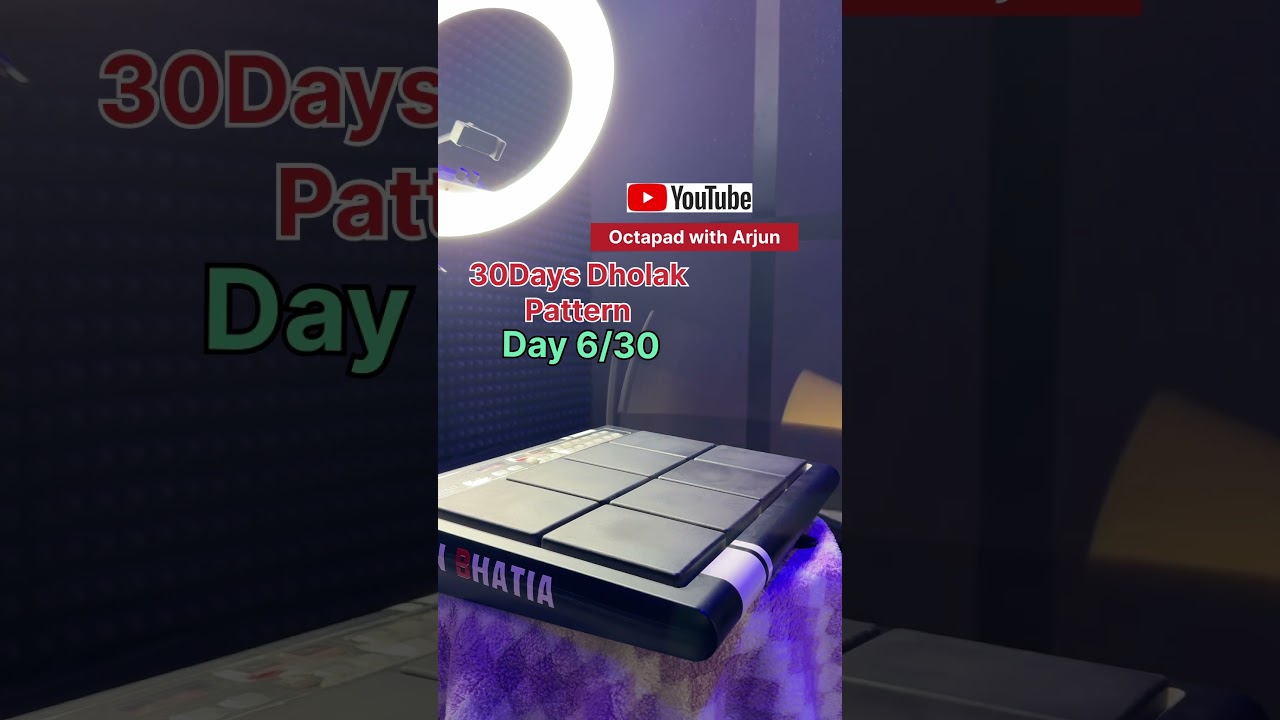 Roland SPD20 Pro | 30 Days Dholak Patch Tutorial | Pattern DAY 6/30 | 