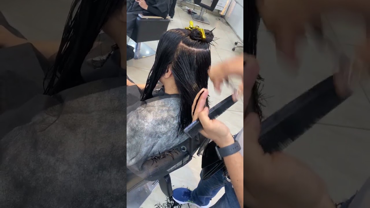 Long Butterfly haircut Tutorial for face framing 