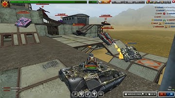 Tanki Online - Battle In "Noise" - CTF (Capture The Flag) 8 VS 8