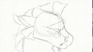 Seawing turning it's head (Animation W.I.P)