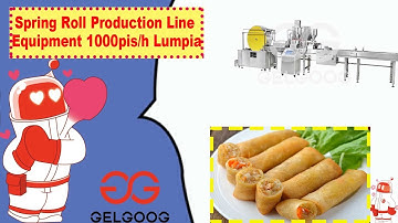 Spring Roll Production Line Equipment 1000pis/h Lumpia